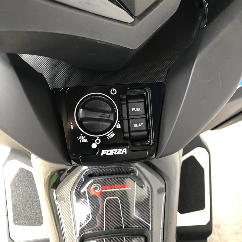 For Honda Forza350 Forza300 NSS350 2018-2021 Motorcycle Electric Door Lock Switch Cover Start Button Starter Protection Cap