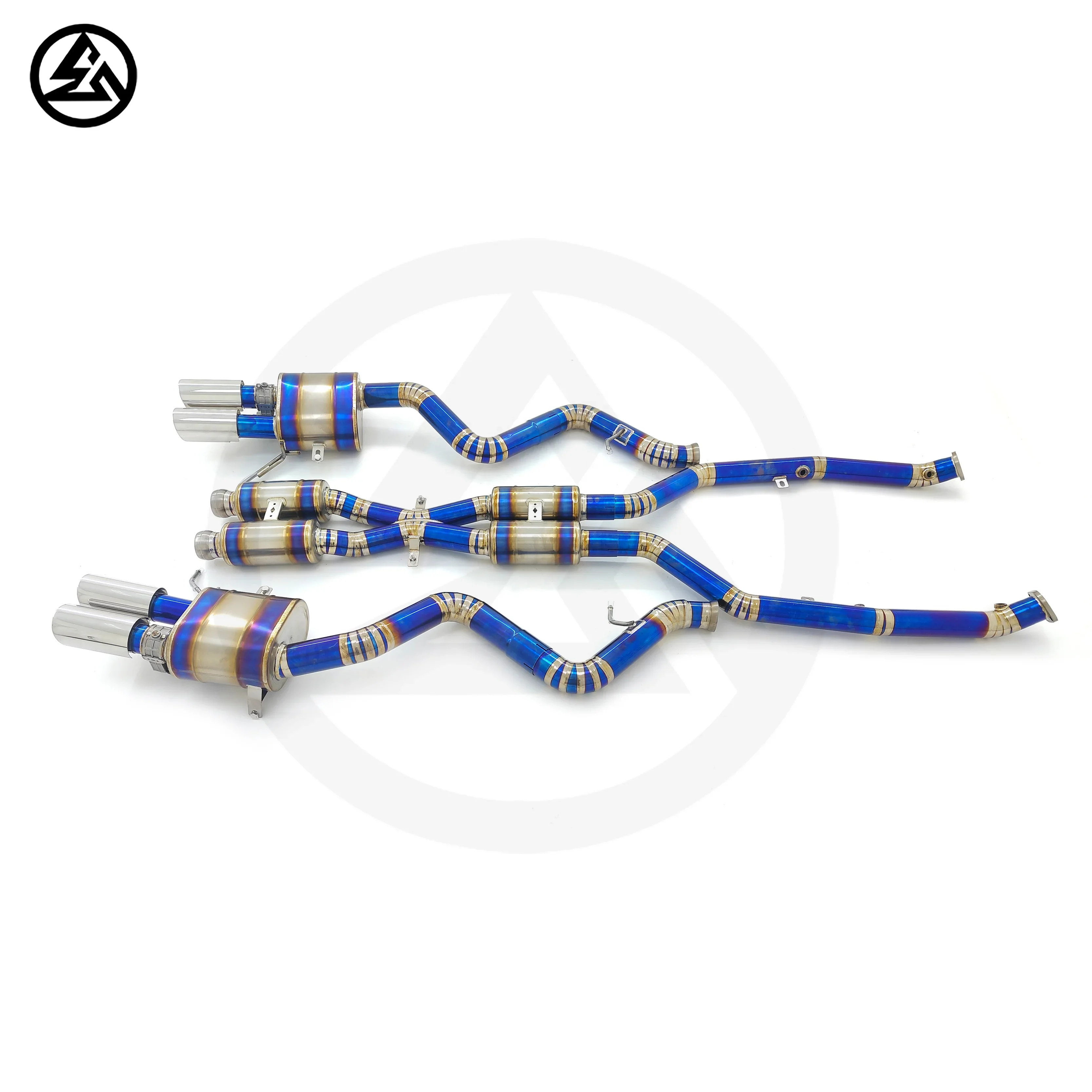 CSZ Titanium Exhaust Catback for BMW E90 E92 E93 M3 4.0L High Performance Muffler with Valves image 4