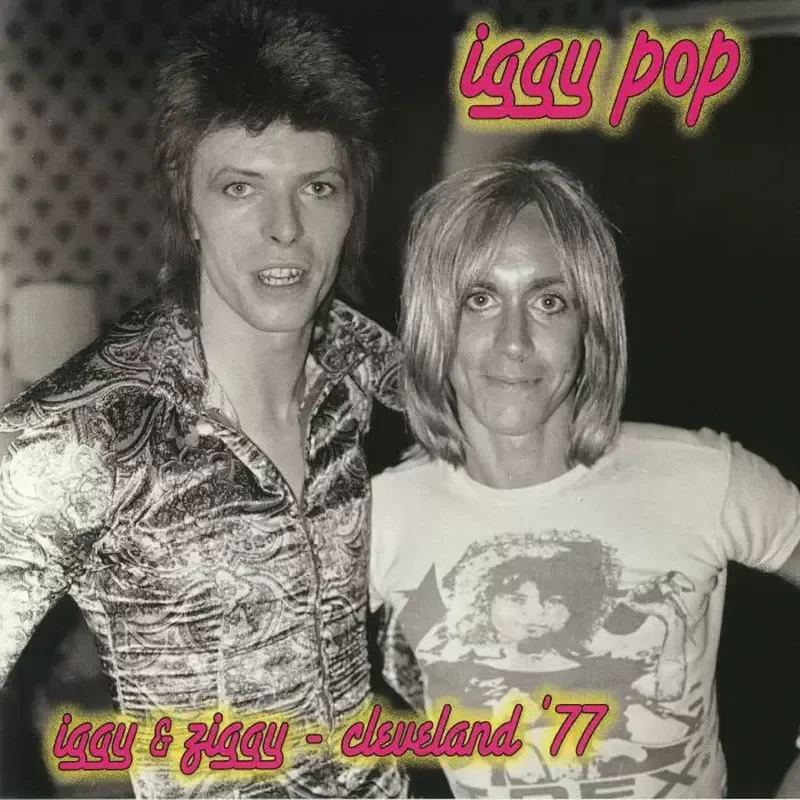 

Iggy Pop David Bowie Collaborate with Iggy Ziggy Cleveland 77 Vinyl LP Record for Music Collectors