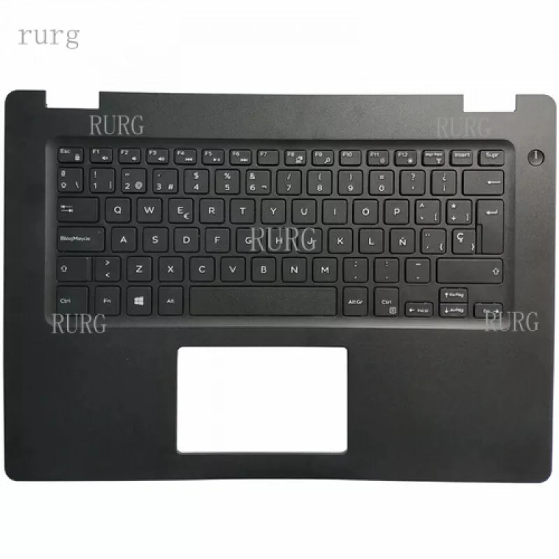 

L For Dell Latitude 3490 Spanish Keyboard 0MMC2D Upper Case Palmrest Cover