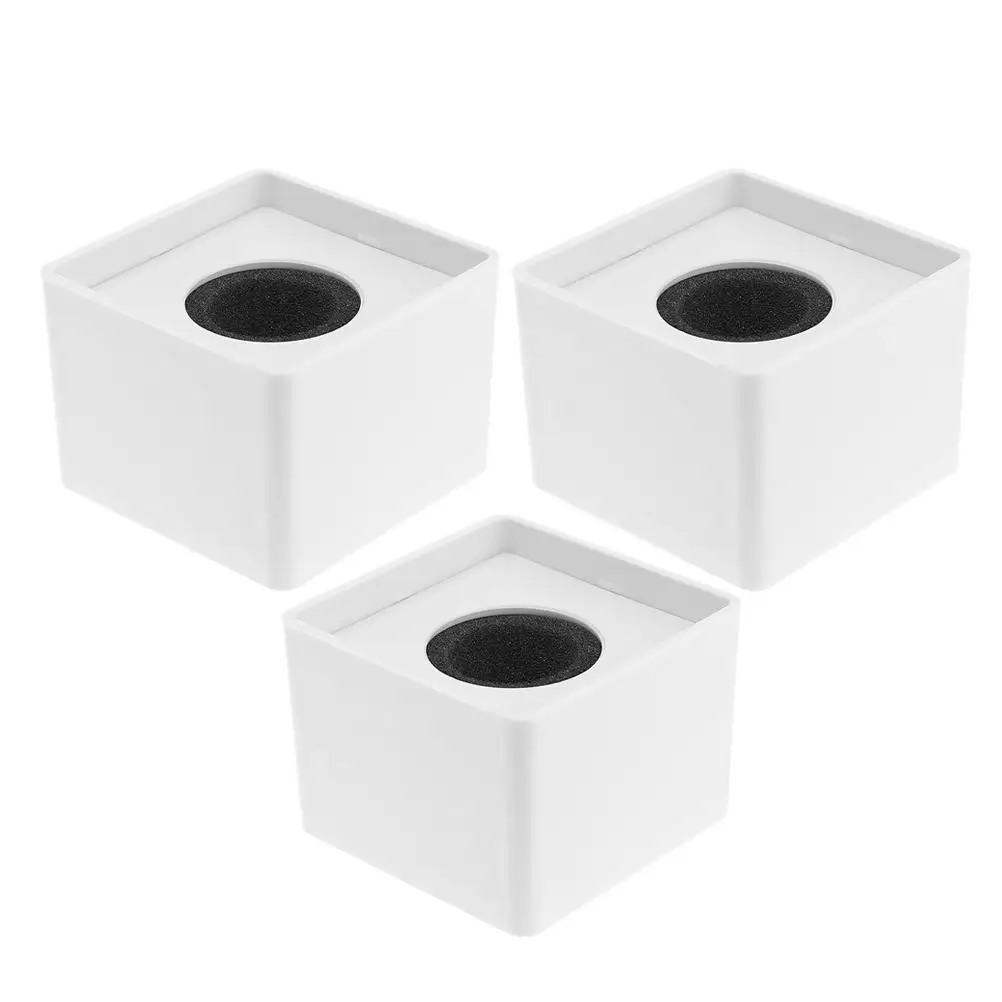 3 Pcs Microphone Logo Flags Interview Station Cube Mic Flag Accessories Gooseneck Plastic ABS Material Lightweight Portable