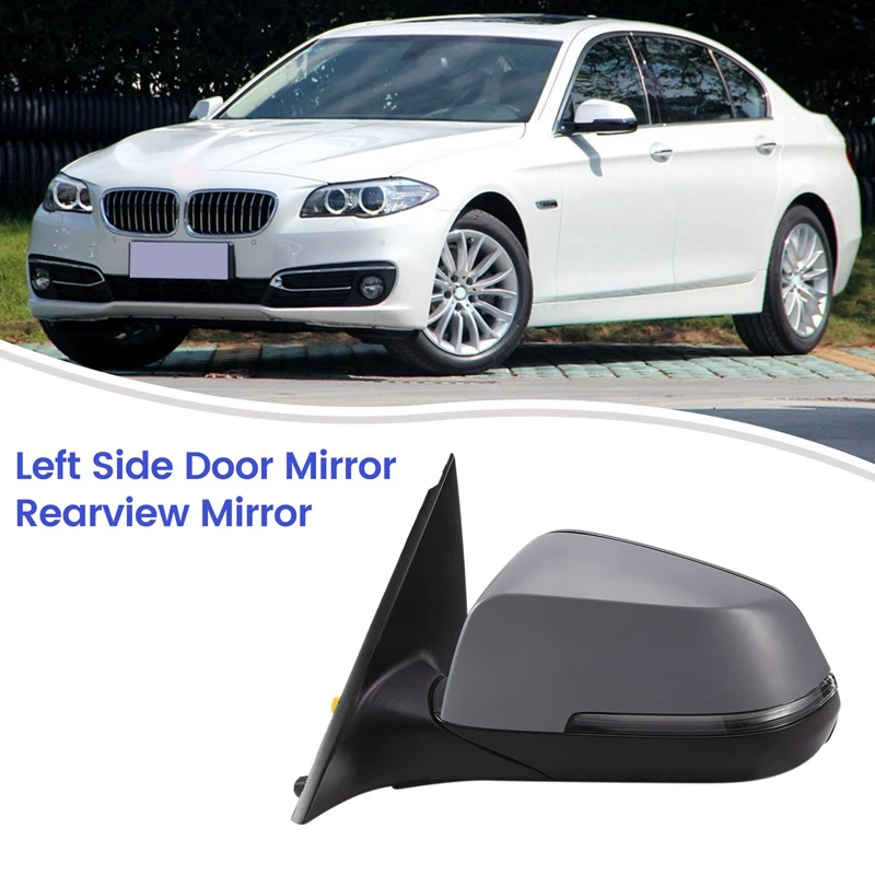 Car Side Door Mirror Rearview Mirror For-BMW 5 Series F10 F18 520I 525I 530I 535I 2014-2017