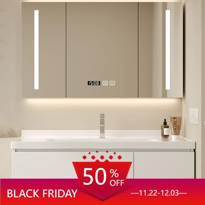 Home Improvement Shelf Bathroom Sink Cabinet Mirrors Furniture Set Kitchen Modern Furniture Mueble Lavadora Shower Curtain