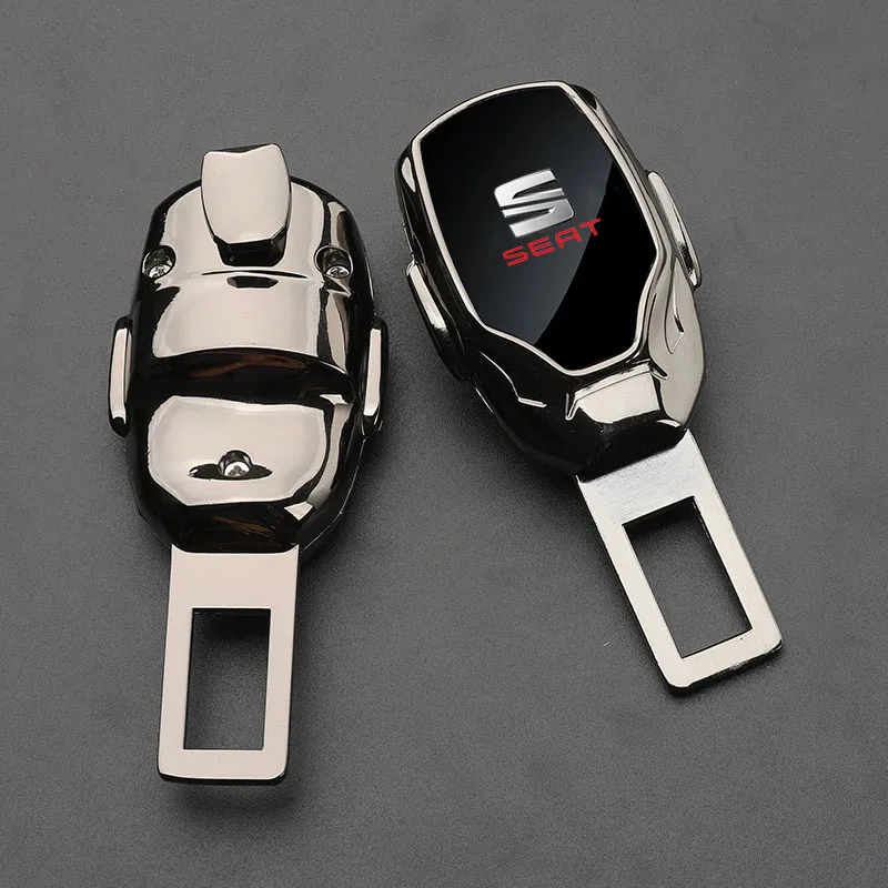 

Для Seat Leon FR Cupra Ateca Ibiza Arona Tarraco Alhambra: Металлический удлинитель ремня безопасности, аксессуары для удлинения ремня безопасности