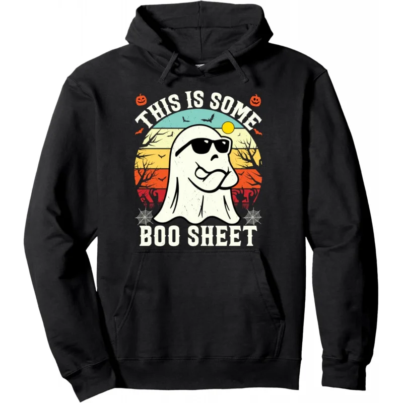 Cloth Ghost Halloween Fun Pullover Hoodie