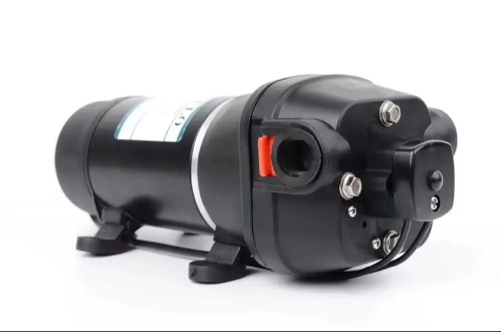 SOVOFLO SDP-35S Electric Diaphragm Pump AC 220V Santoprene Membrane Water Pump 3.3GPM 2.4bar Marine RV Household Water Supply