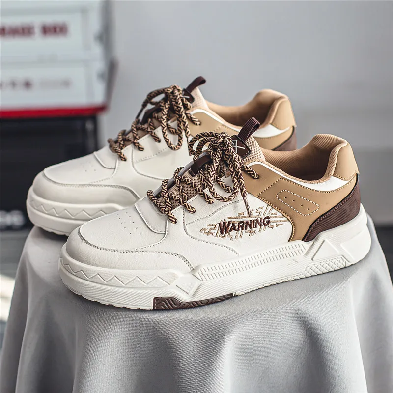 

Men's Fashion Sneakers Outdoor Platform Shoes Comfortable Lace-up Casual Shoes Versatile Sneakers New Men Shoes Chunky Sneakers