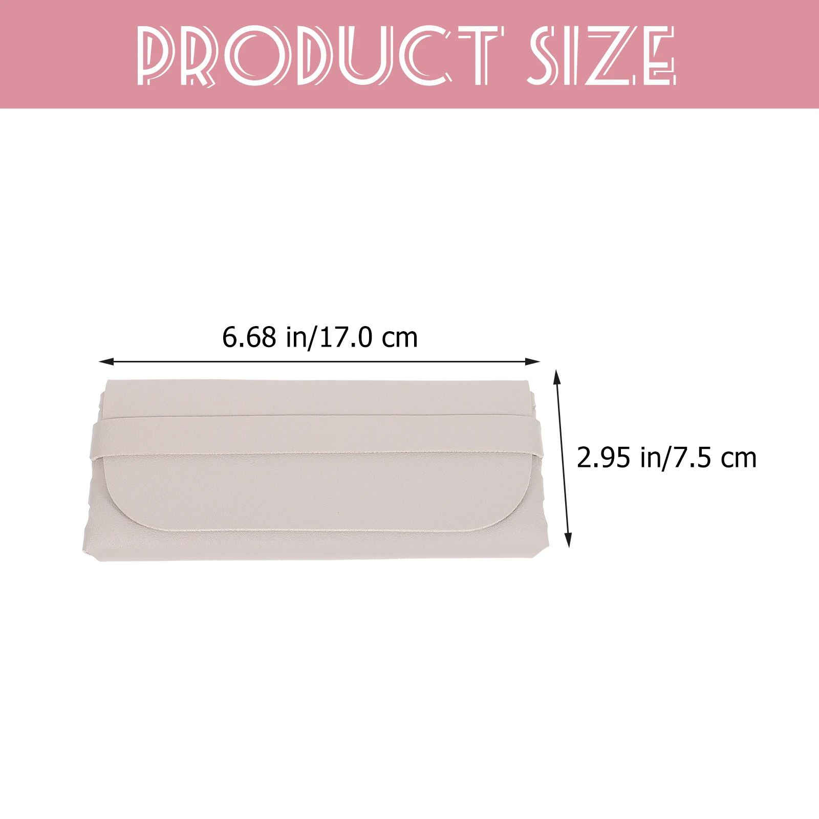 

Sunglasses Case Glasses Bag Soft PU Lightweight Portable Eyewear Storage Protective Holder Pouch Gray Fashion Practical