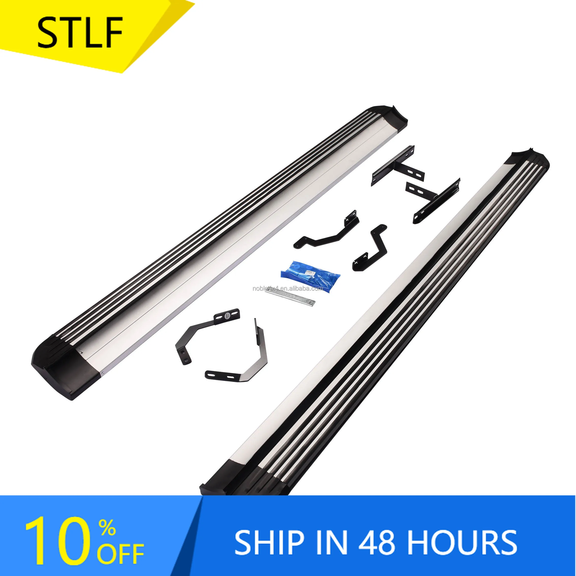 

STLFAKM Noble Other Exterior Accessories Original Style Fixed Aluminum Alloy Side Step Running Board for VW TOUAREG 2008