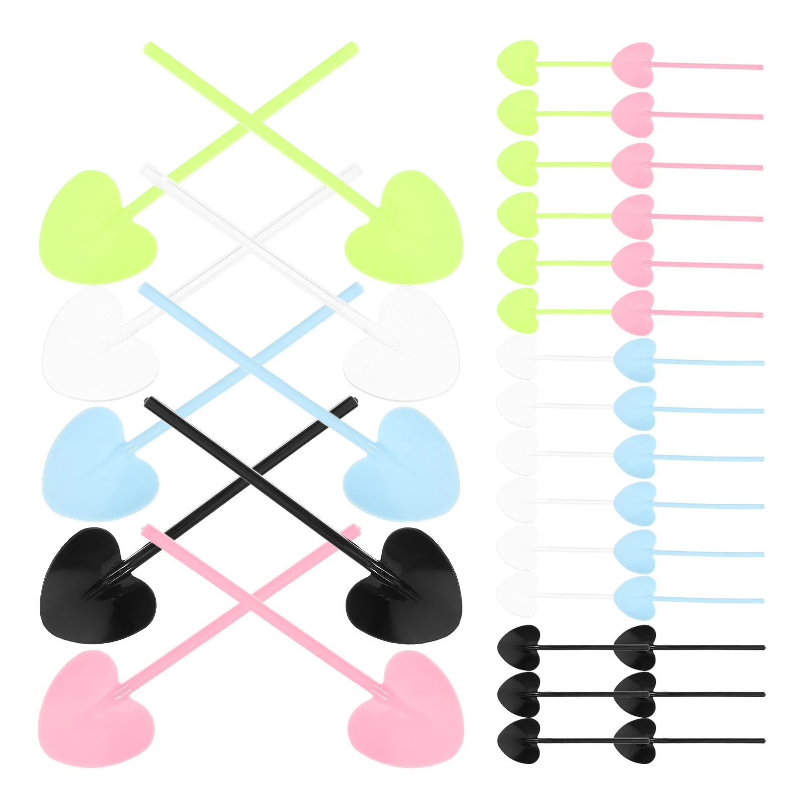 

500 Pcs Heart Shaped Spoon Dessert Spoons /dessert Ice Cream Small Party Favors Mini Tasting Cute Chocolate