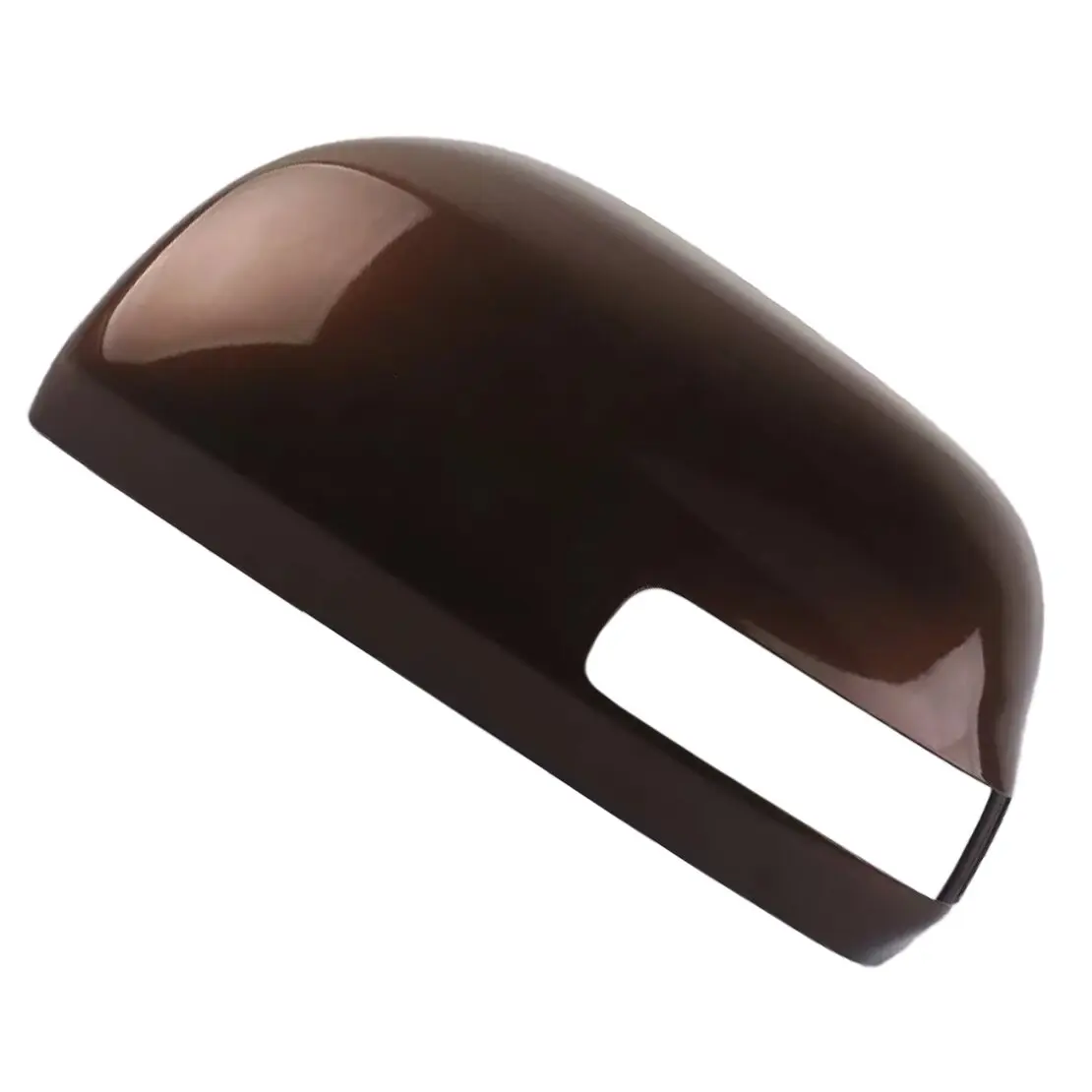 Left Side Rear View Mirror Cover Trim Fit for Toyota RAV4 2006 2007 2008 2009 2010 2011 2012 Brown Plastic