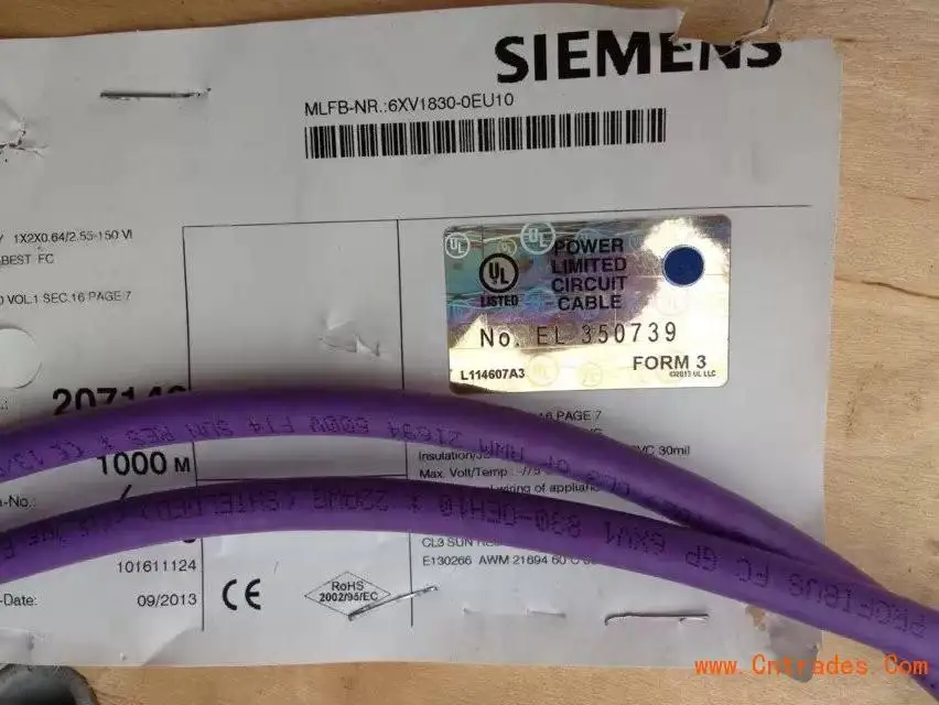 DP communication cable Purple two-core double-layer shielding 6XV1 830 6XV1830-0EH10