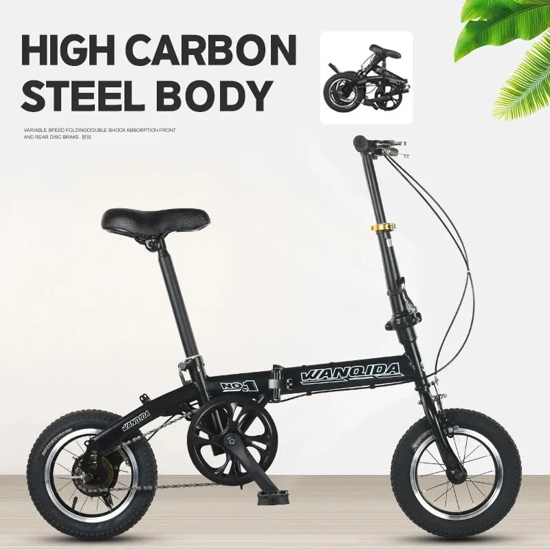 Bike Folding Mountain Bike Adult Male and Female Moped Teen Student Off-road Racing