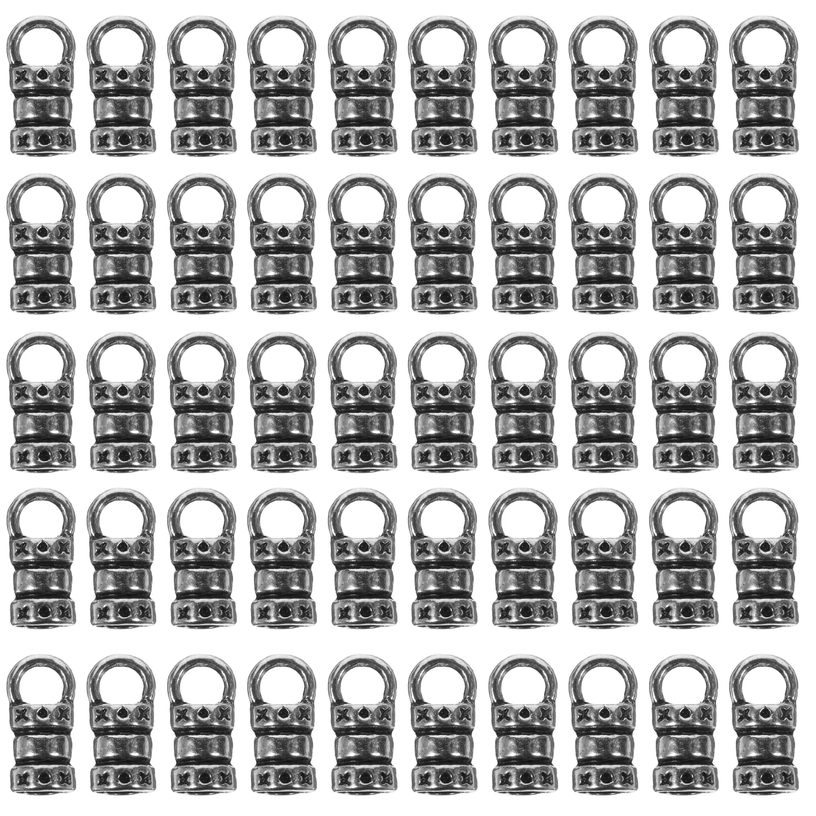 

100pcs Retro Bucket Necklace Alloy Buckle DIY Bracelet Clasp Strap Connectors Jewelry Making Findings Handmade