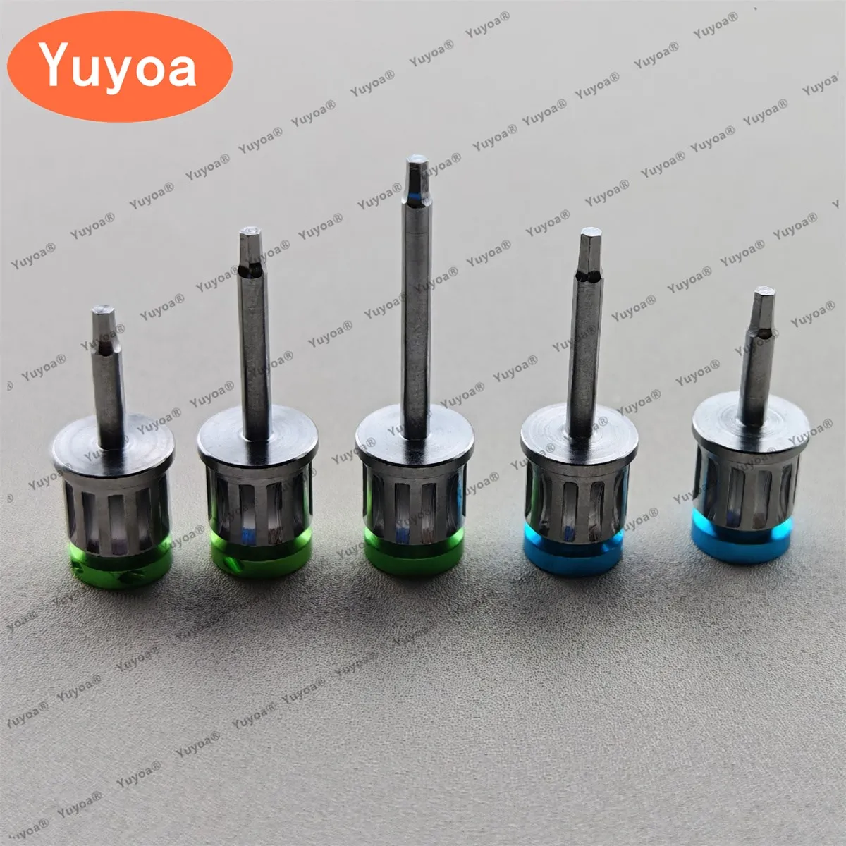 10pcs Dental Implant Screwdriver for Osstem Dentium Hex 1.2/1.27 Drivers Dentist Prosthetic Screwdriver Wrench Tool