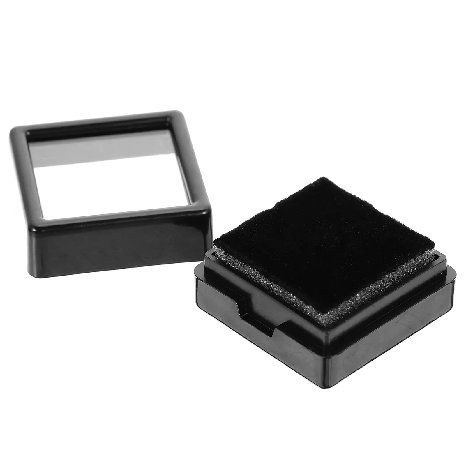 

20Pcs Ring Storage Display Box Acrylic ABS Material Romantic Proposal Case for Wedding Anniversary Gift Packaging Flip-Lid