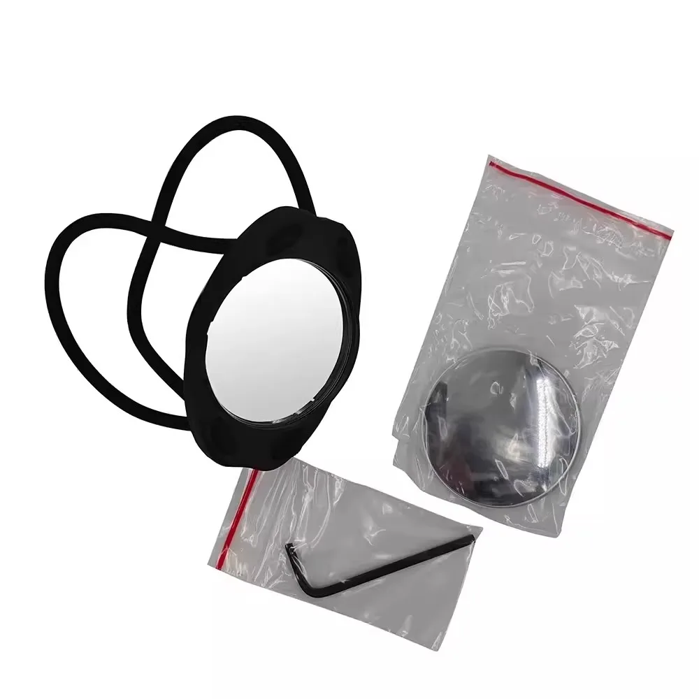 Submersible Reflective Reversing Mirror Underwater Reflective Mirror Equipment Bubble Status Self Inspection Mirror for Divers