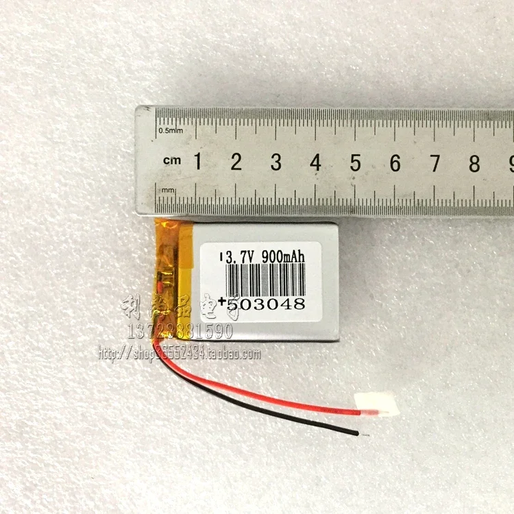 3.7V polymer lithium battery 900mAh MP3 children's story machine GBASP game 503048