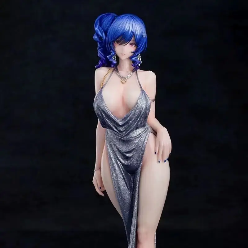 

Wholesale and distribute gowns in St. Louis, hand-made blue route, anime, beautiful girl model, decorations, animation surroundi