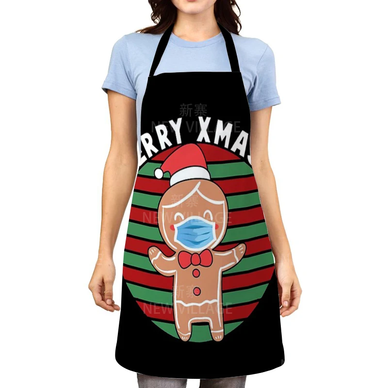 Marble pattern Printed Cleaning Art Aprons Home Cooking Kitchen Apron Cook Wear Cotton Linen women man kid aprons colorful apron