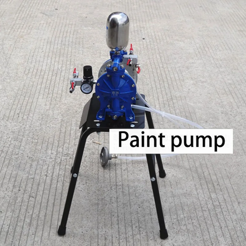 A-15L Pneumatic Double Diaphragm Pump Small Paint Spraying Suit Membrane Pump Pneumatic Diaphragm Paint Pump