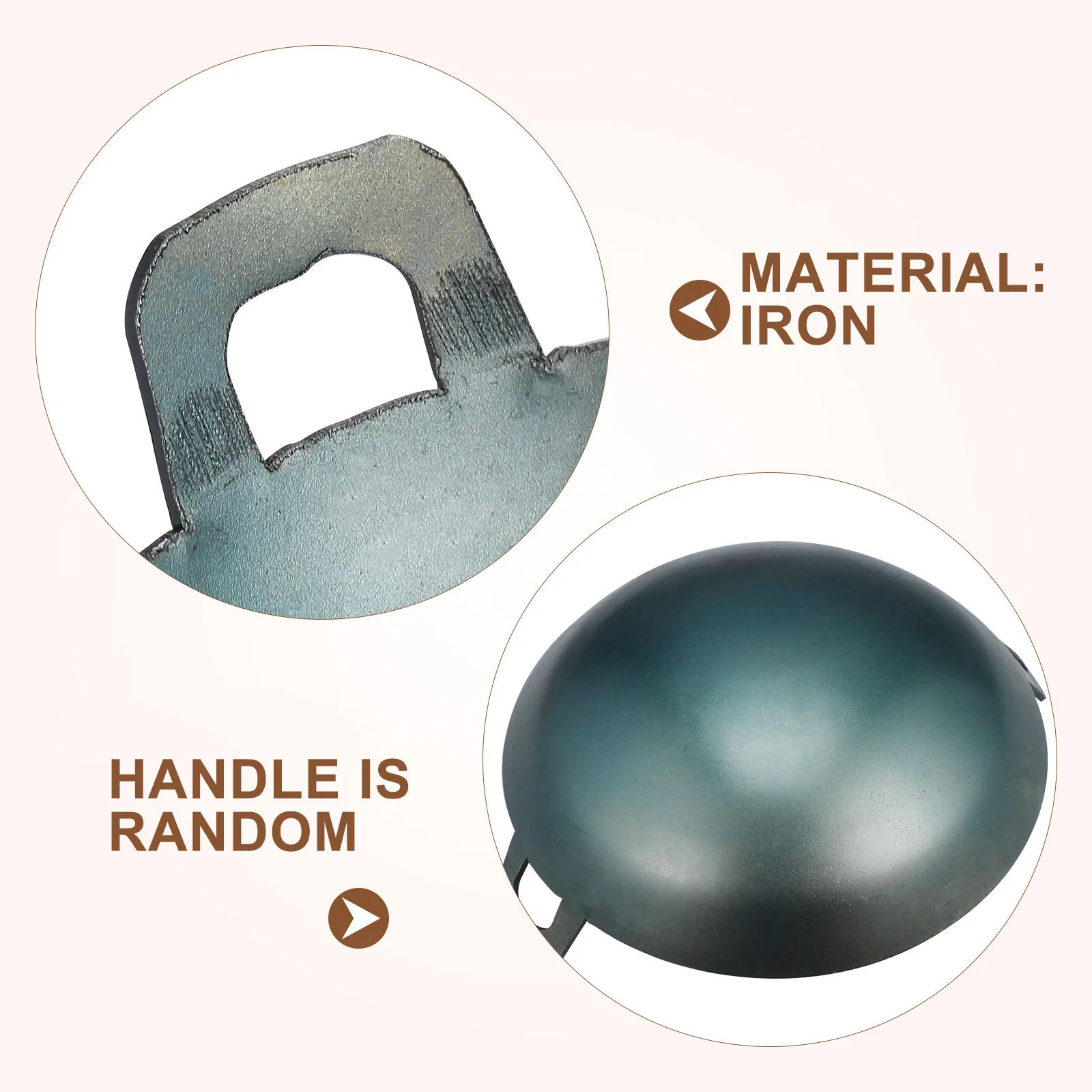 1 conjunto mini wok de ferro em miniatura utensílios de cozinha madeira resistente mini casa decoração da cozinha cena educacional criativa