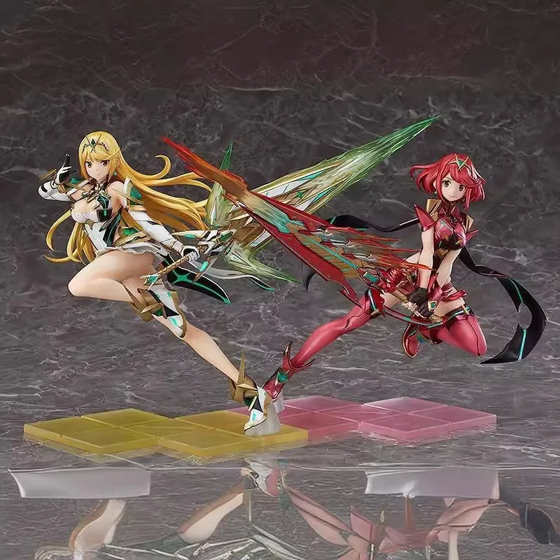 

21cm Xenoblade Chronicles 2 Homura Pyra Pvc Action Figure Anime Shimoji Shino Pyra Figures Model Toys Collection Doll Gift