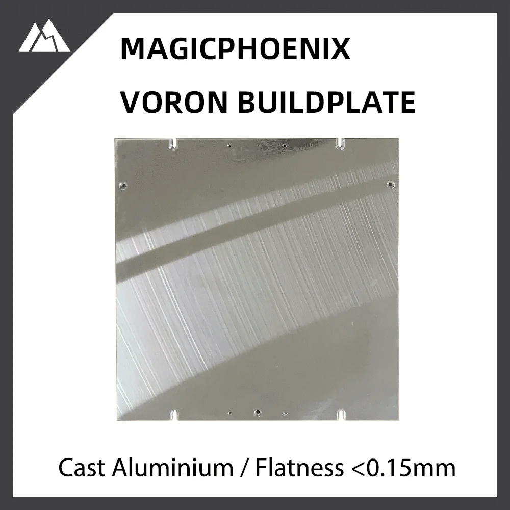 

VORON Trident 2.4 Buildplate Cast Aluminium Plate Flat