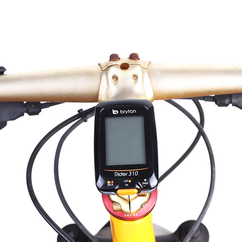 

Cycling GPS Mount Bracket, MTB Road Bike Bicycle Computer Holder Stem Top Cap, Anodized Aluminum Alloy and Plastic Construction