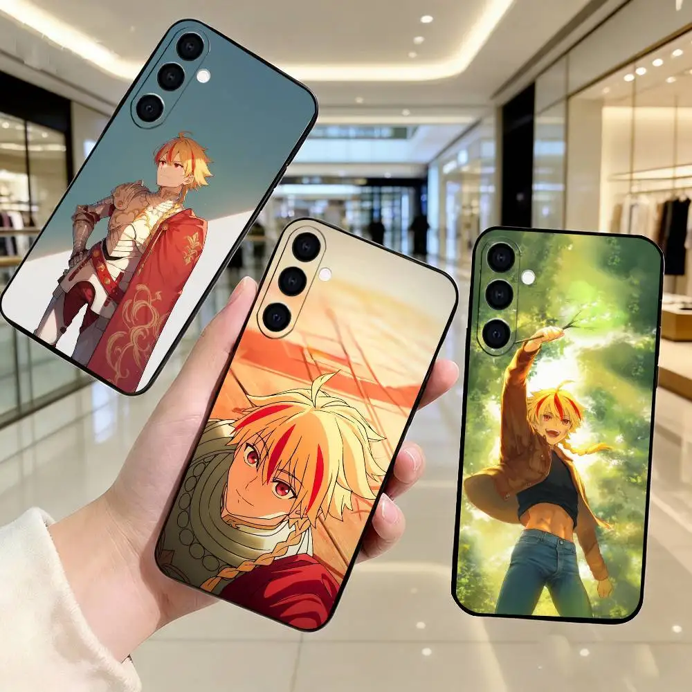 Richard I the Lionheart  Phone Case Black Silicone Soft For Samsung Galaxy A73,A72,A71,A70,A53,A52,A51