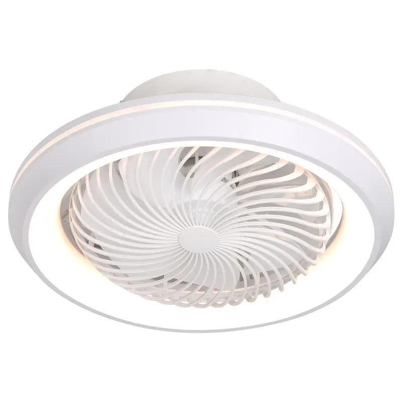 

Shaking head with cover ceiling bedroom fan light 360 degree air supply restaurant ceiling fan light