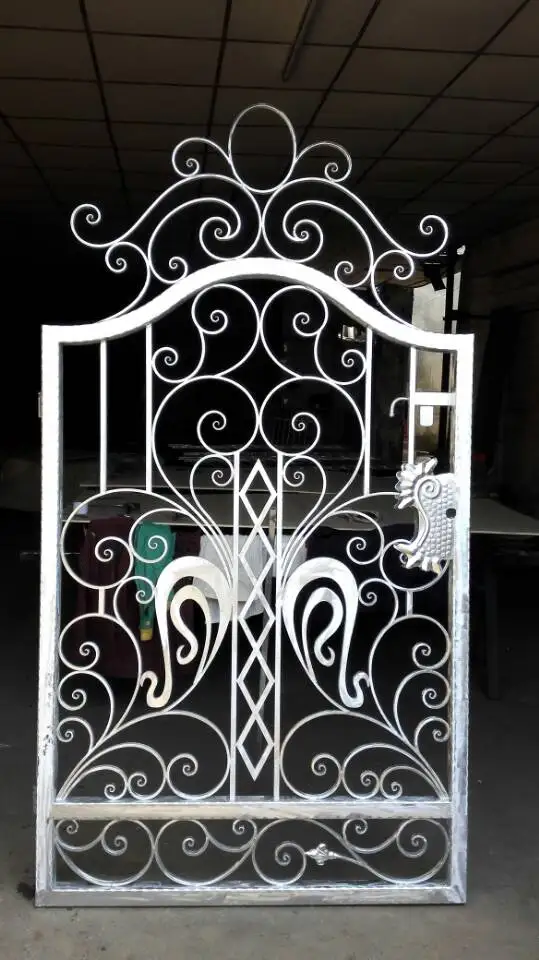 Luxury Home Garden Wrought Iron Gate Aluminum Driveway Gate For Sale