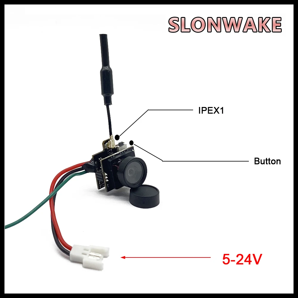 5.8g 48ch 200mw transmissor VTX-CAM 1000tvl 120 graus aio câmera + skydroid uvc fpv transmissor receptor para android telefone móvel
