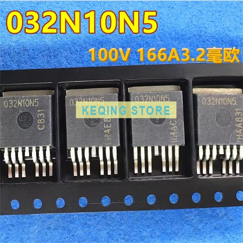 10PCS Used+Not NEW+Send after Measure Original word original code 032N10N5 IPB032N10N5ATMA1 TO263-7 patch 100V 3.2 mOhm