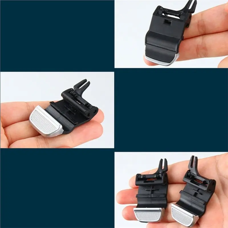AC Vent Blade Slider Tab Clip Car Rear Air Conditioner Vent Grille For Mercedes Benz EQC X297 EQE X294 X295 EQS X296-L94A