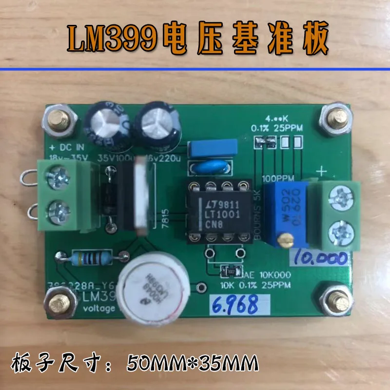 

LM399 Voltage Reference Source 10V Reference Voltage Board Calibration Three-and-a-Half Four-and-a-Half Multimeter Voltage File