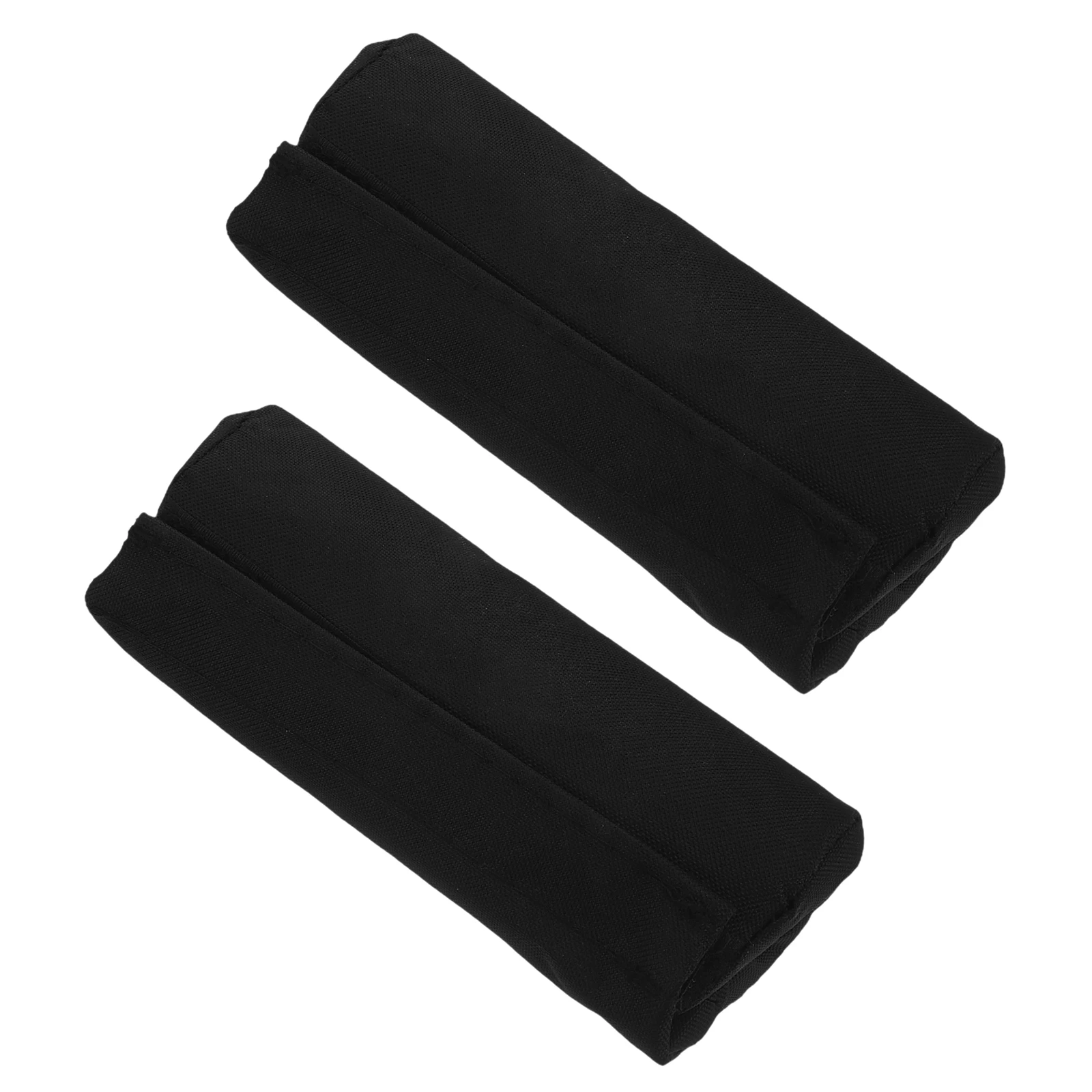

1 Pair Chair Footrest Cushion Foldable Outdoor Patio Chair Footstool Black Durable Fabric Antislip Portable Garden