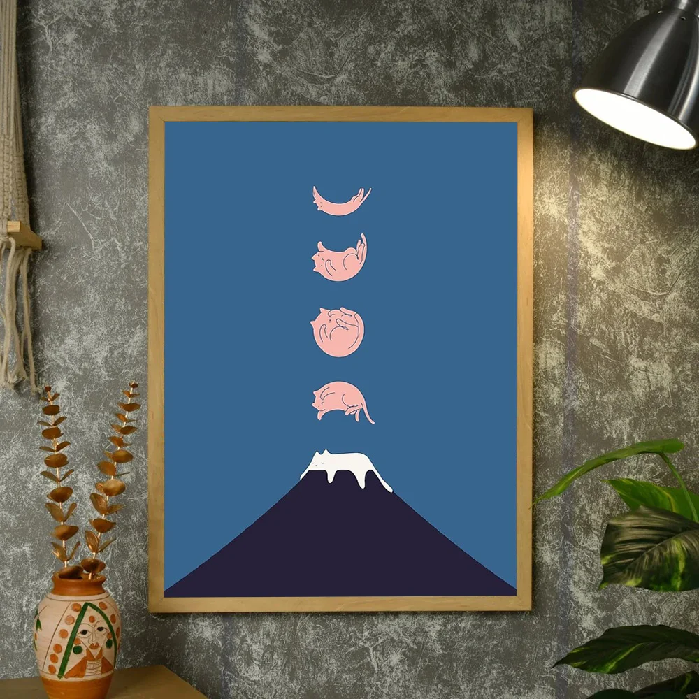 غير المؤطرة خمر النباتية زهرة فتاة قماش جدار الفن طباعة Cottagecore الجمالية الأزهار ديكور غرفة نوم ديكور فني للمنزل هدية Coun #4