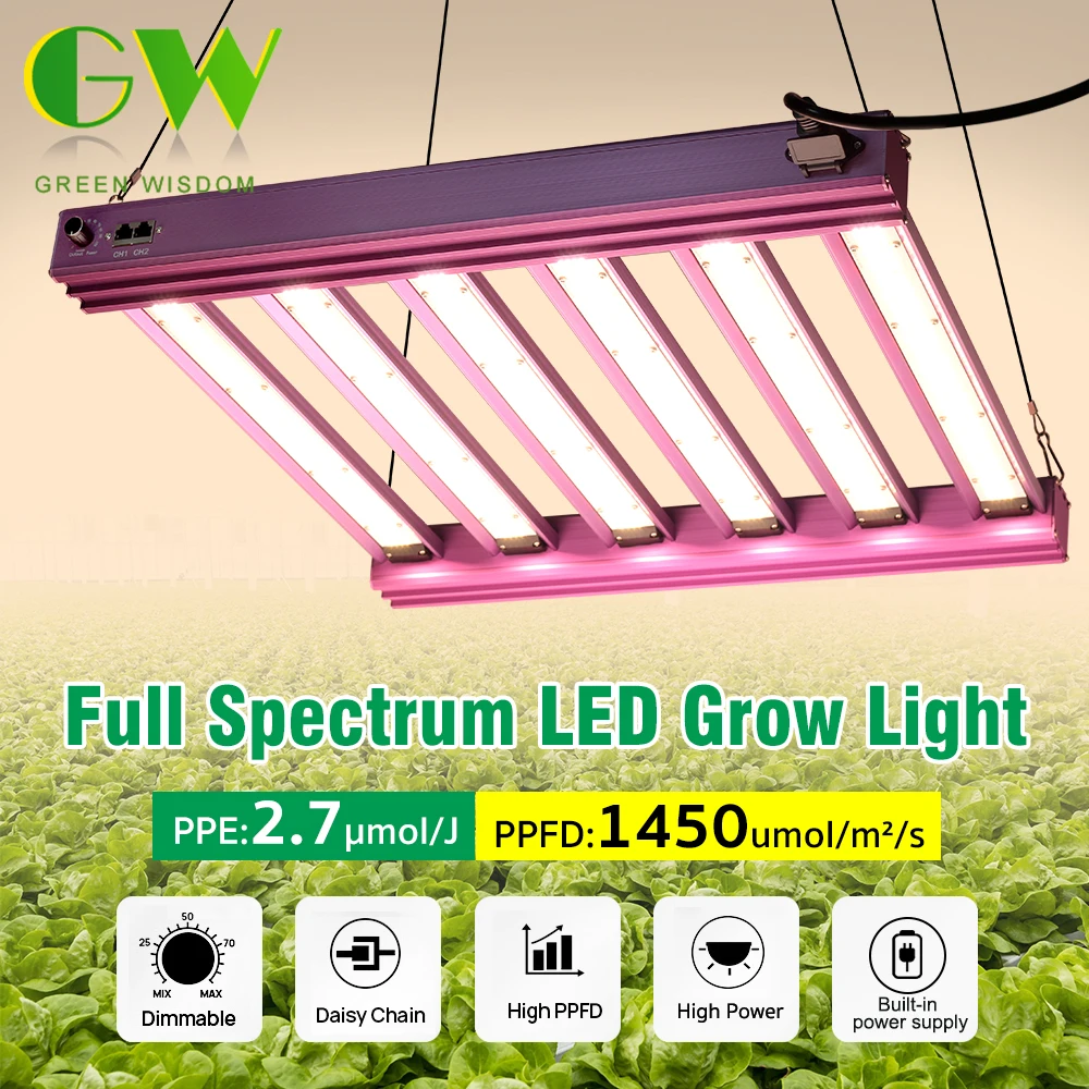 200W 300W LED Grow Light Full Spectrum LM281B Hydroponic Growing Lamp for Plant Greenhouse Growbox Veg Flowers Growtent