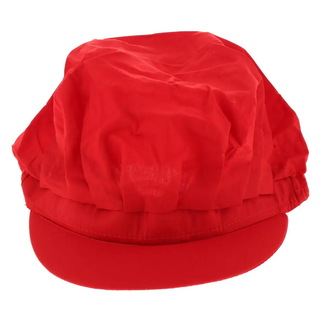 Chapeau de chef unisexe pour restaurants, pubs, cafés, entreprises, cuisines, hôtels, etc. , Rouge A