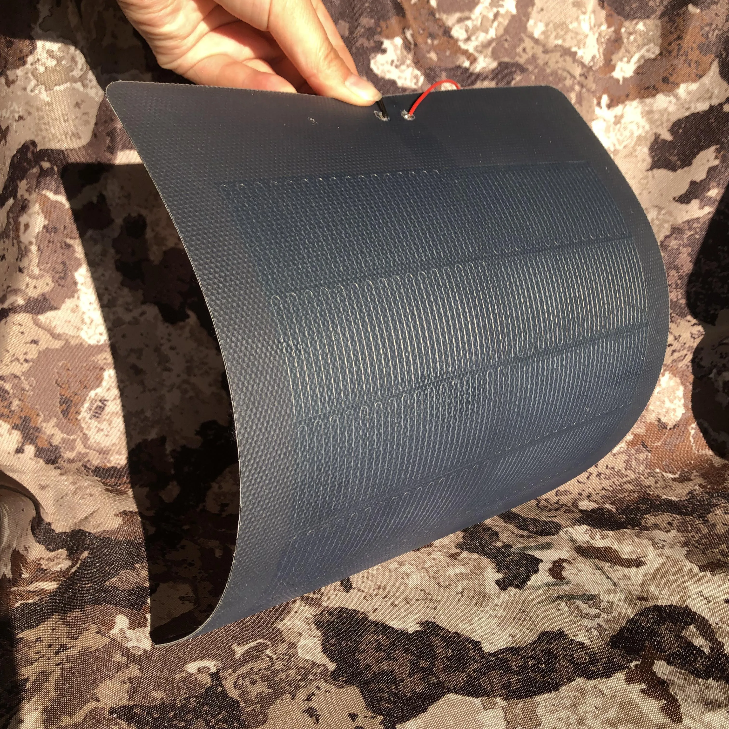 6.6W /5.5V rollable solar panel thin-film solar cell flexible photovoltaic charging panel -CIGS- RV-ship - off-grid use charger