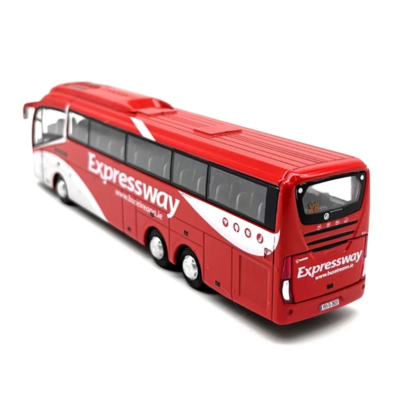 Diecast 1:76 Scale Original High Speed Bus I6 Alloy Automobile Model Exquisite Finished Product Simulation Toy Collection Gift