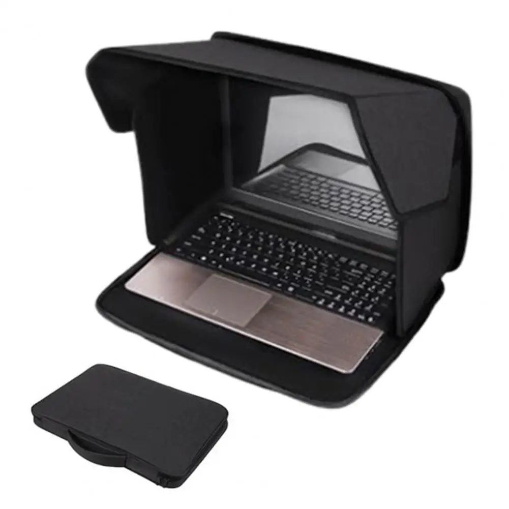 

Laptop Sun Shade Foldable Laptop Screen Privacy Hood Oxford Cloth Outside Computer Sun Shield Cover Portable Notebook Sunshade