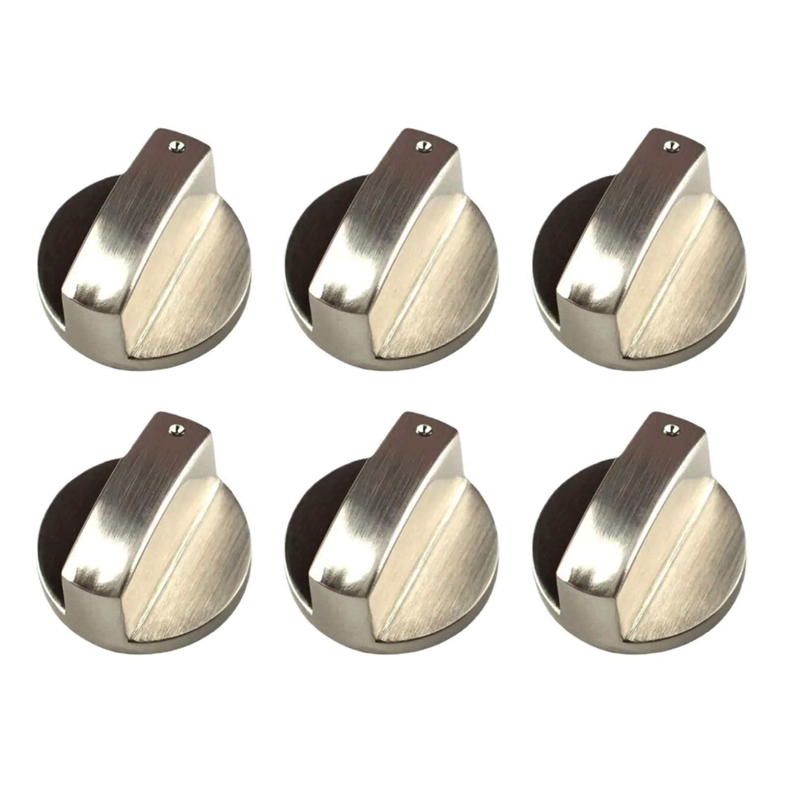 6pieces Zinc Alloy Control Button For Household Gas Stoves And Of High Grade. No Matter What Brand