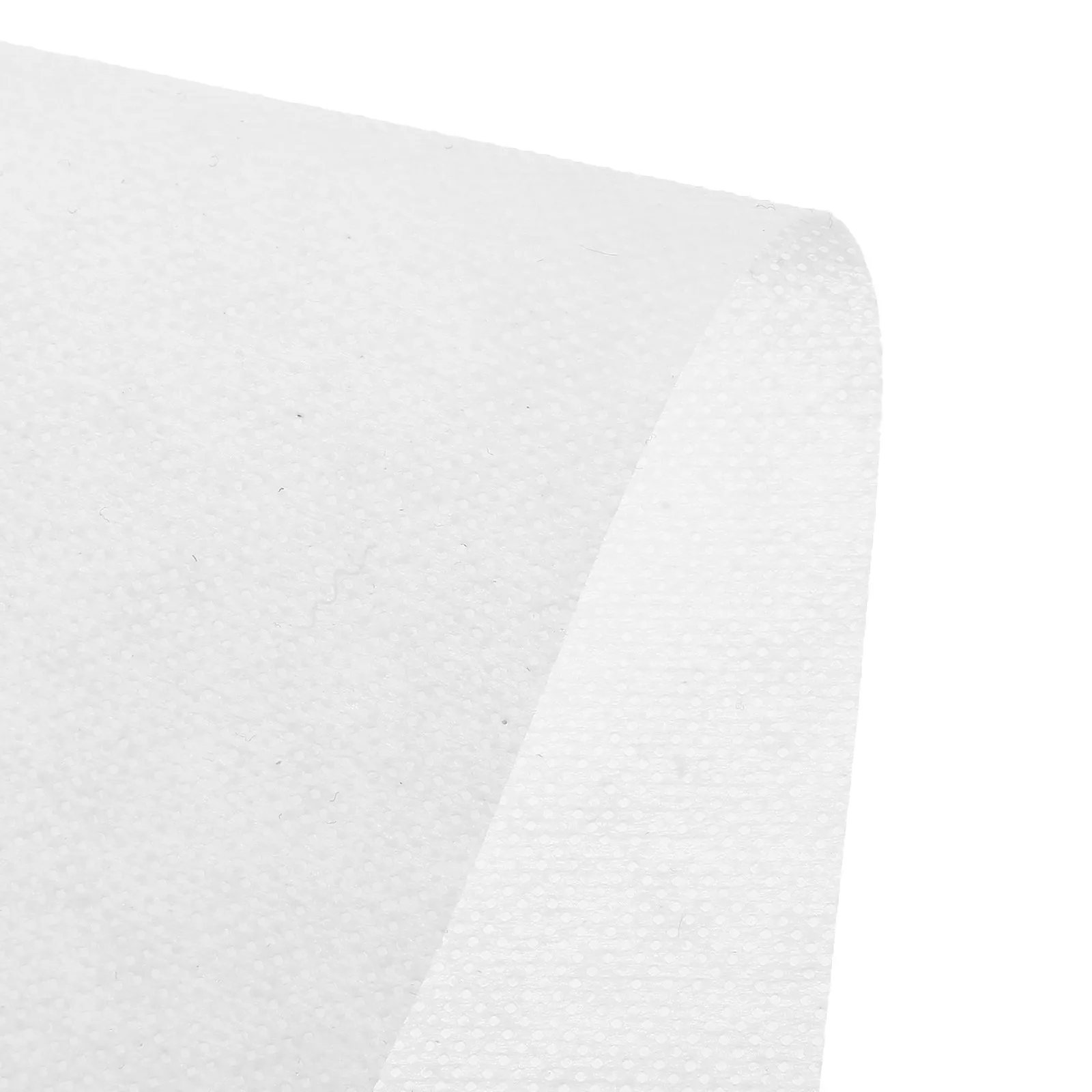 24Pcs Fusible Interlining Non-Woven Medium Weight White 12.2x8.27in Iron-on Fabric Interfacing for Sewing Shirt Tailor Quilting view 3