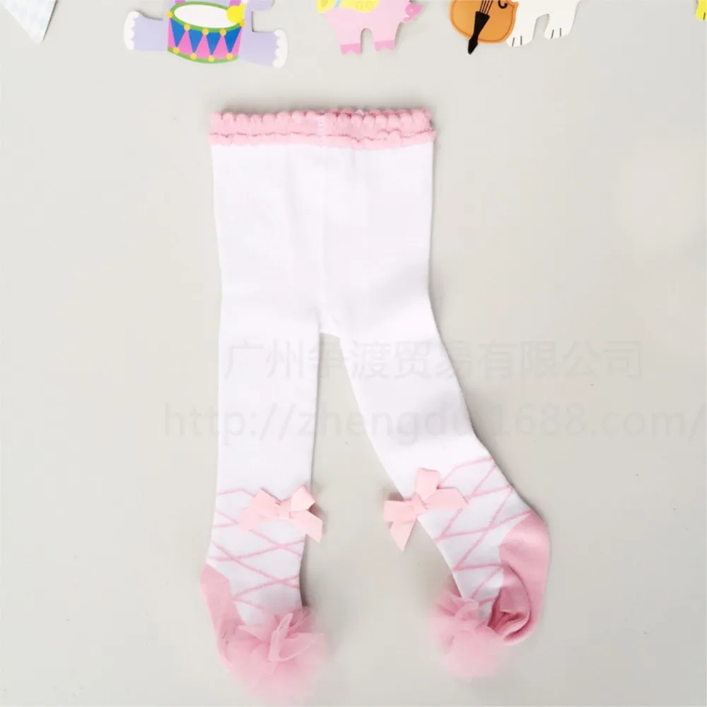 Girls Ruffle Fashion Tights panty babysocks Baby Girls rompers Pantyhose Lace stocking For Baby Cute Siamese Tights jacquard