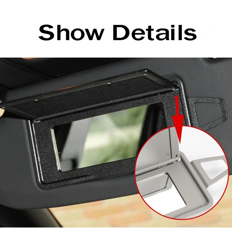 Car Interior Sun Shade Visor Makeup Cosmetic Mirror Cover 2218104117 For Mercedes Benz S Class 221 2006-2013