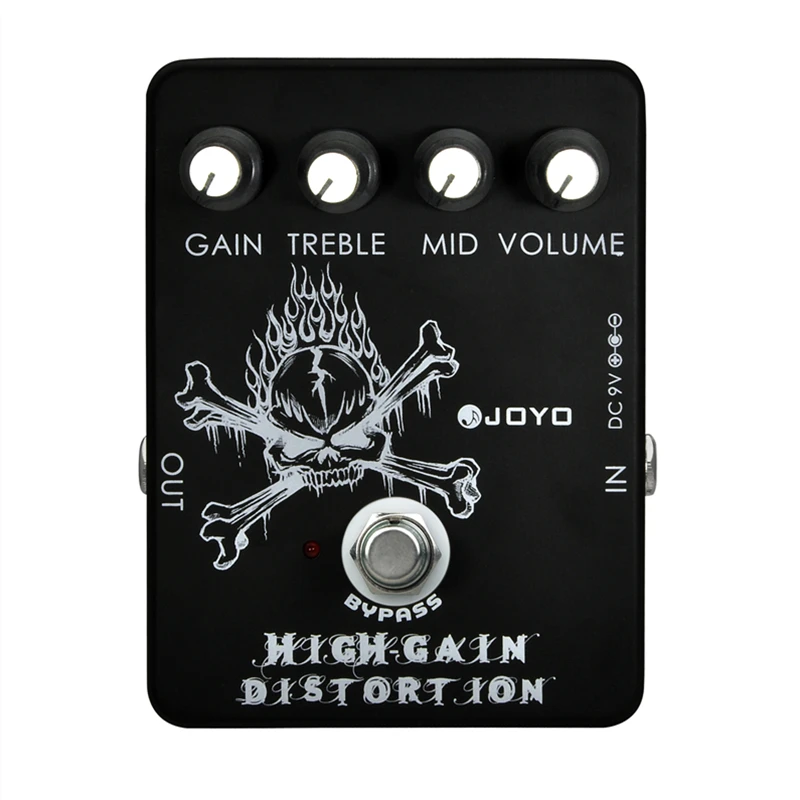 

JOYO JF-04 High Gain Distortion Guitar Effect Pedal from AC/DC Crunch to Heavy Metal Effect True Bypass Guitarra Accessories