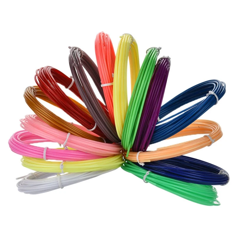 PLA Filament For 3D Pen Printing Diameter 1.75mm  Accuracy 0.03mm Odorless Safe Plastic Refill For 3D Children Printing Pen