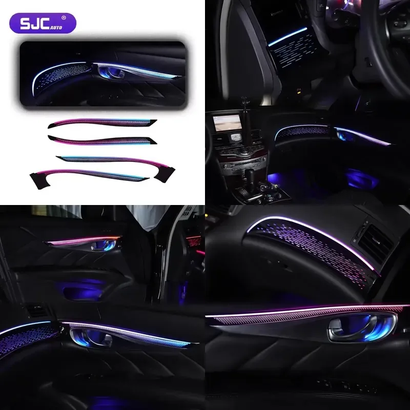 Hot Sale SJC Interior Decoration Car Ambient Light for Infiniti 2011-2021 Q70/Q70L 64-Color Auto Atmosphere Light Car